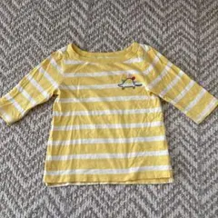 baby GAP 黄色ストライプ Tシャツ 3歳