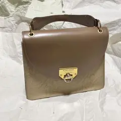 【ヴィンテージ】【NINA RICCI / ニナリッチ】 ハンドバッグ ブラウン