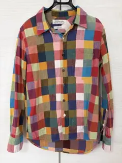 REMI RELIEF マルチカラー チェックシャツ