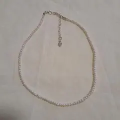 即日発送】本真珠 ベビーパールネックレス 約43cm Silver925留め具 