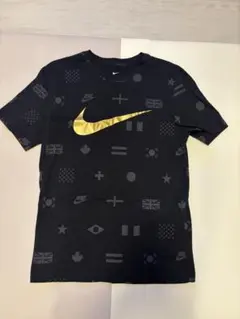 Nike Tシャツ M 黒 金色スウッシュ