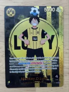 最終値下げ 海外限定 ワンピースカード ドルトムント ルフィ bvb 英語版 PSA10】BVB ルフィ ドルトムント ドイツ プロモ 英語 海外