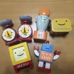 激レア品　木のおもちゃ　昔　レトロ アンティーク　雑貨　インテリア　6点セット