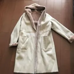 リバーシブル　ロングコート