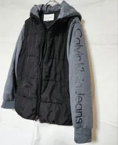 Calvin Klein Jeans 重ね着風パーカーM(130~150cm)