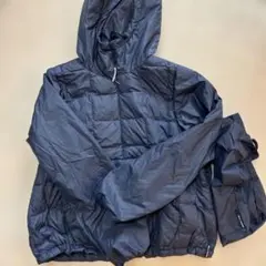 HELLY HANSEN ハーフジップ　プルオーバー　ダウン M ネイビー