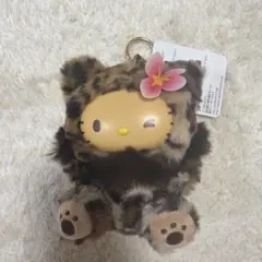 ハローキティ ヒョウ柄キーホルダー