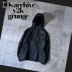 00s old uniqlo coating hooded blouson