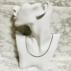 Christian Dior チェーン ネックレス ヴィンテージ CD ゴールド