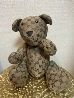 GUCCI グッチ GGキャンバス テディベア ぬいぐるみ ヴィンテージ