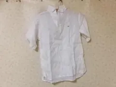 101885　ラコステ　麻100％　半袖シャツ　白　サイズ3