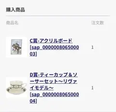 進撃の巨人　一番くじ　C賞 アクリルボード D賞 リヴァイ ティーカップ