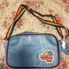 新品未使用　エンジェルブルーショルダーバッグ