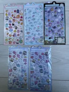 3Dシールボンボンドロップ風シール 5枚