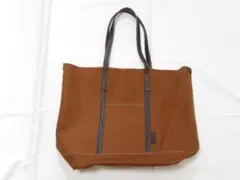 ポールスチュアート　大きめトートバッグ　定価28600円　39×48　ブラウン系のサムネイル