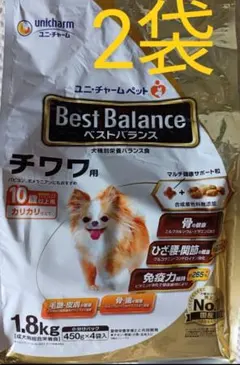 ユニチャーム ベストバランス チワワ用 10歳以上 1.8kgのサムネイル