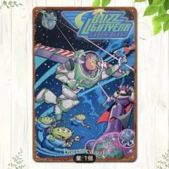 ブリキ看板 インテリアプレート ディズニー トイストーリー バズライトイヤー