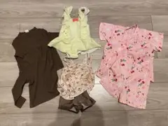 ベビー服　女の子　まとめ売り　水着　甚平 夏物 80サイズ