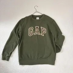 GAP ロゴスウェット トレーナー カーキ レディース