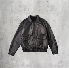【90~00s_Archive】 CowLeatherJacket old古着