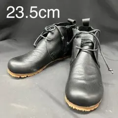 F3【未使用】milla sports 牛革チャッカショートブーツ　23.5cmのサムネイル