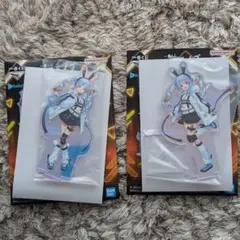 ホロライブ一番くじ　兎田ぺこら　オーロラアクリルスタンド2種