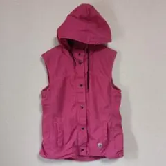 Carhartt フード付き ベスト ピンク