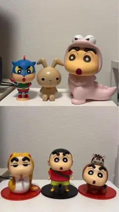 クレヨンしんちゃん フィギュア 6体セット　まとめ売り　美品