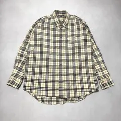 極美品　XL Burberry London ノバチェック総柄　長袖シャツ