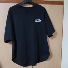 レオパード柄切り替え 半袖Tシャツ ブラック 4Lのサムネイル