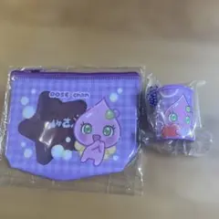 しずくちゃん　ちいさなしずくのようせいたち　クリアポーチ　コインシリンダーガチャ