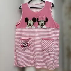 新品　エプロン　ディズニー　ミッキー　ミニー　保育士