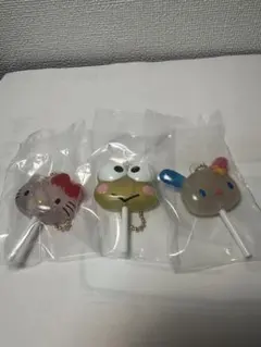 サンリオキャラクターズ カラフルキャンディーチャーム ガチャガチャ3点セット