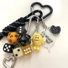 30日今日だけ値下げ　じゃらじゃらキーホルダー　m&ms サイコロバッグチャーム