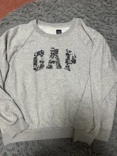 GAP スパンコール グレー トレーナー