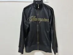 Champion ブラックジャージ セットアップ
