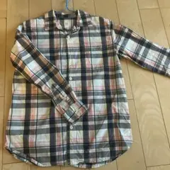 GAP KIDS チェック柄長袖シャツ