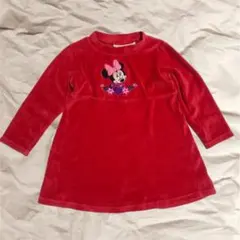 vintag 海外製　ミニーちゃんベロアチュニック