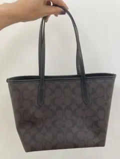 COACH シグネチャーキャンパスミニシティー トートCN733