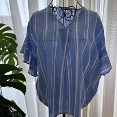 chocol raffine robe Ｖネック半袖シャツ