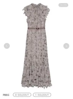 最終値下げ　SNIDEL Sustainableカッティングレースワンピース