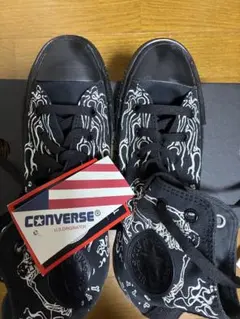 新品⭐︎スカル　レアCONVERSE グラフィックプリント ハイカットスニーカー