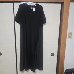 TORRAZZO DONNA ブラック 半袖ロングワンピースのサムネイル