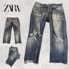 ZARA/ザラ ダメージ加工デニム【送料込♡即発送】