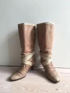 Au Bannister ベージュ ロングブーツ サイズ36