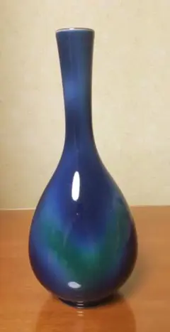 宮内庁御用達 【深川製磁 花瓶】フカガワブルー