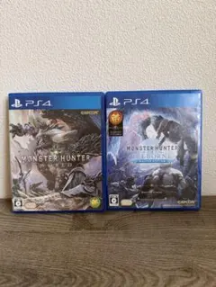 【セット売り】PS4 MHワールド&アイスボーン マスター Edition
