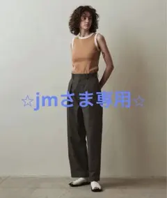 jm様専用⭐︎Steven Alan TCサッカー　タックトラウザーズ　パンツのサムネイル