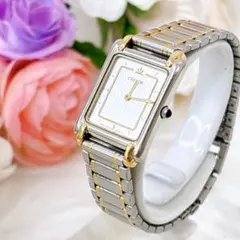 新品電池✨SEIKO CREDOR 18k Rectangular Designのサムネイル