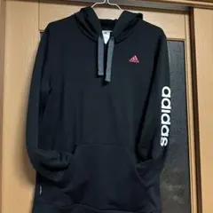 レディース adidas フーディーパーカー 黒